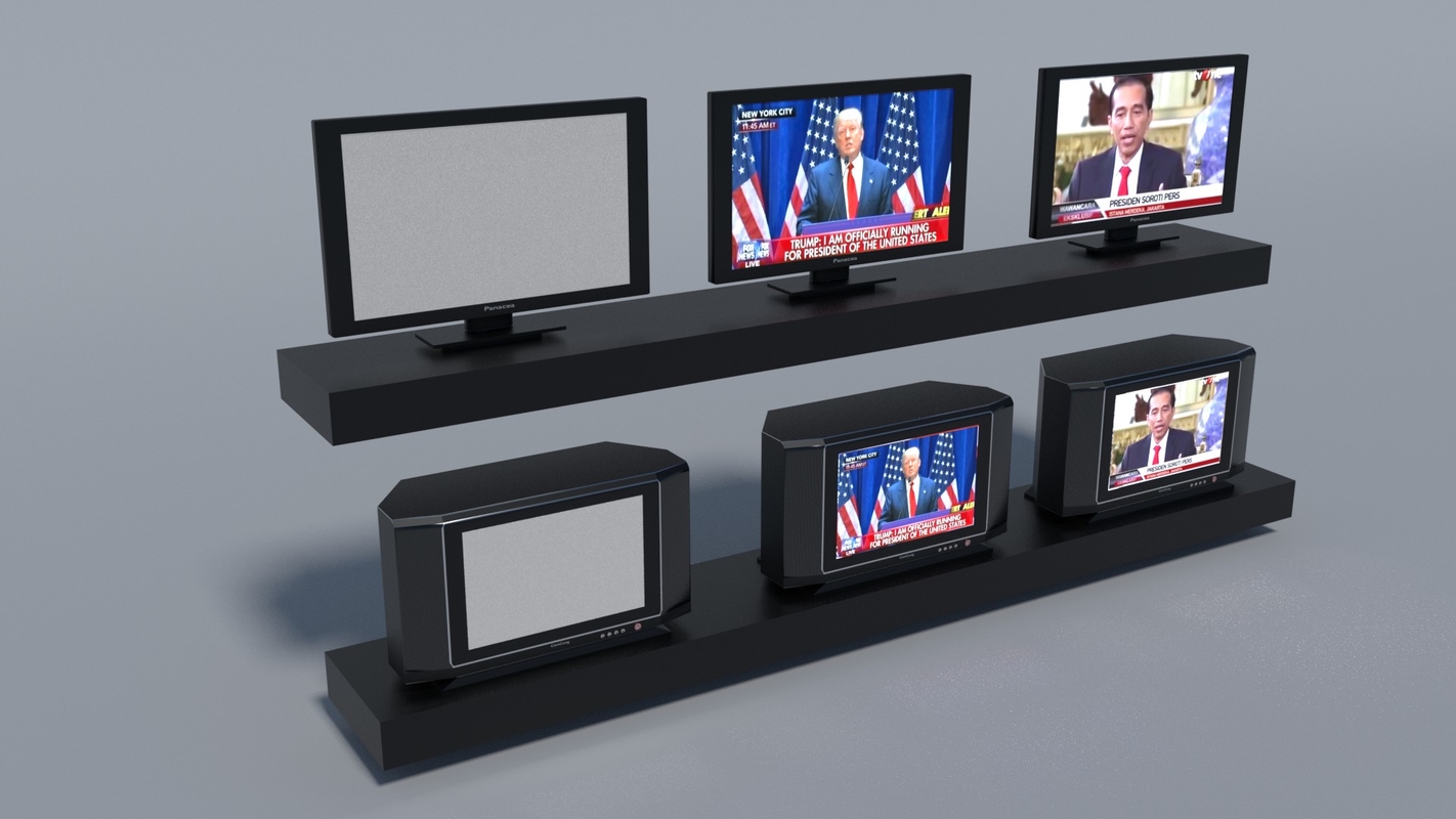 Retro Tv Blender Models for Download TurboSquid