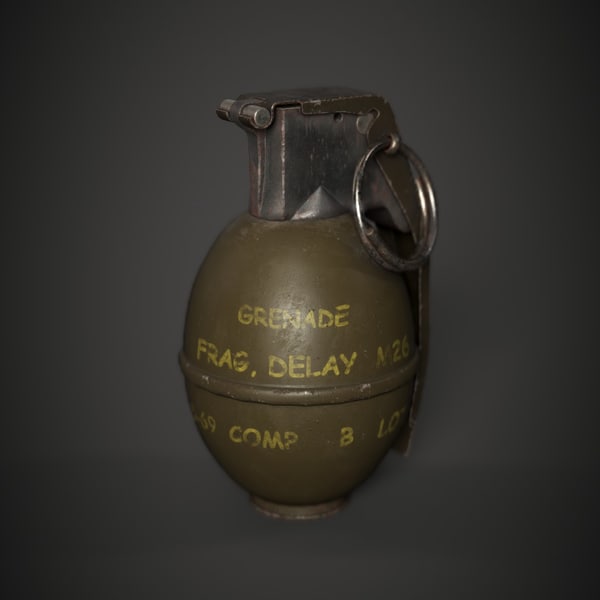 M26 grenade 3D - TurboSquid 1230157