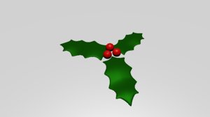 3D mistletoe holidays