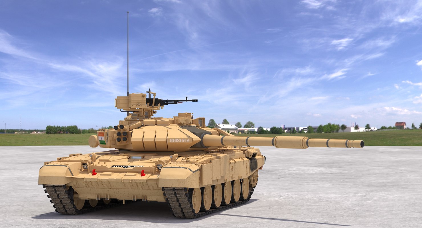 T-90s bhishma india tank 3D - TurboSquid 1230162