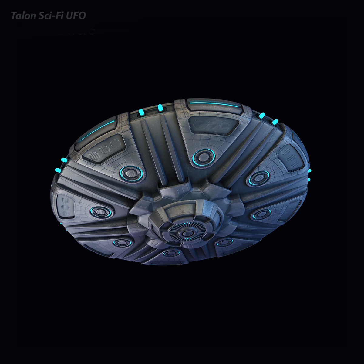 3D talon sci-fi ufo - TurboSquid 1230164