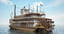 3D mississippi steamboat