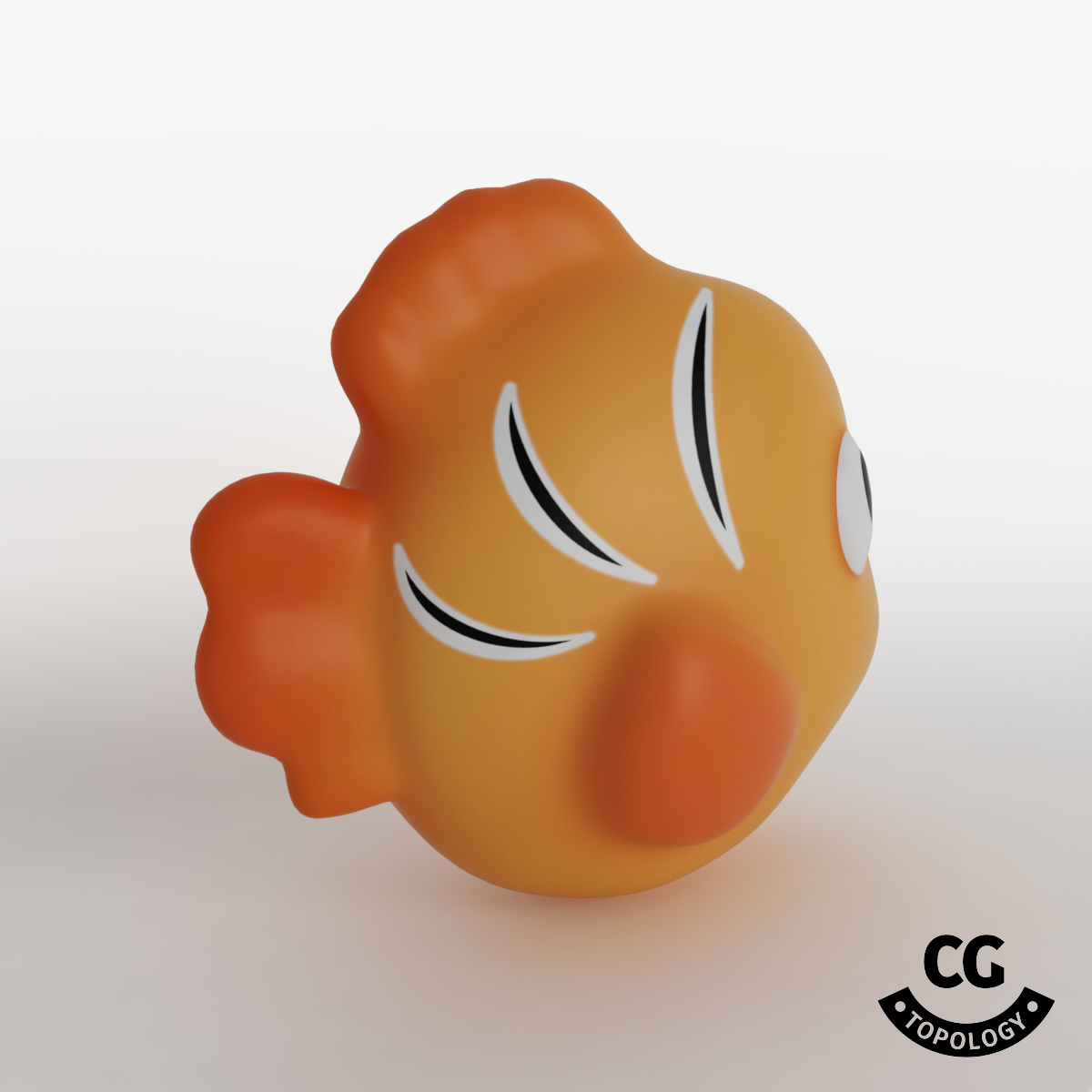 Bath rubber toy fish 3D TurboSquid 1230271