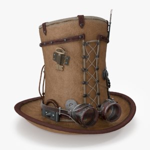 3D model steampunk hat