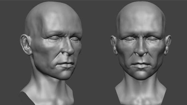 3D head sculpts - TurboSquid 1230352