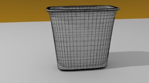 office wastebin 3D model