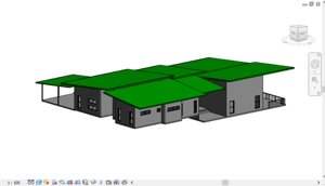 revit residential villa model