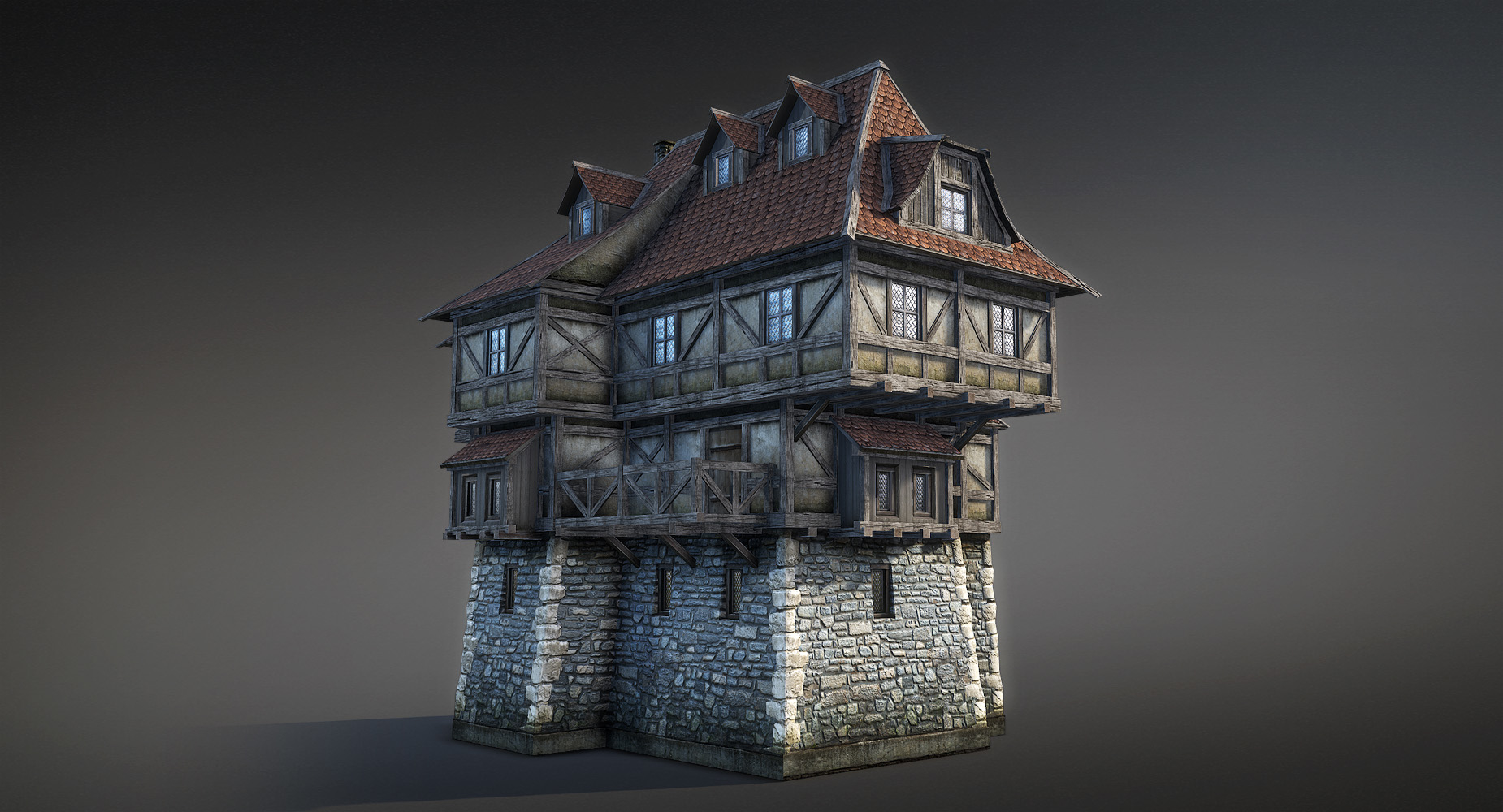 Medieval fantasy house 3D model - TurboSquid 1230538