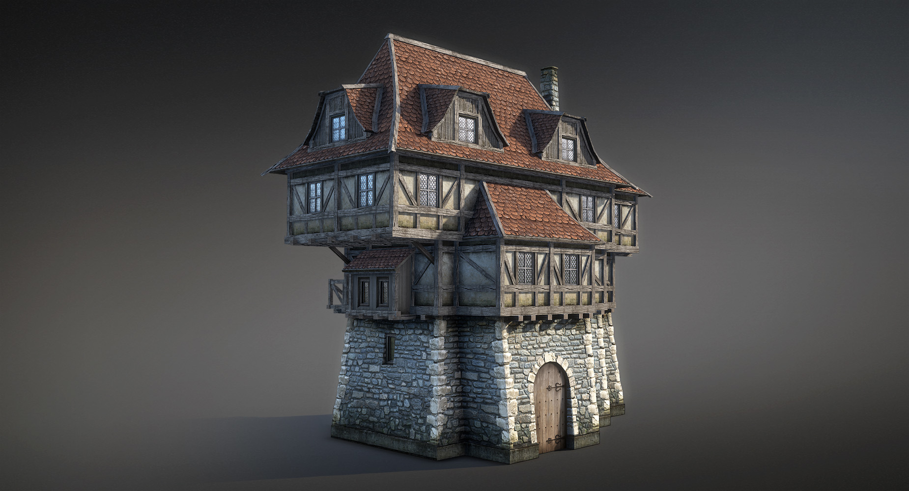 Medieval fantasy house 3D model - TurboSquid 1230538