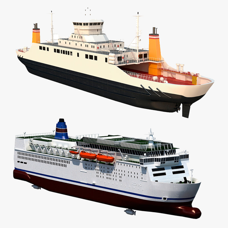 3D model car ferry TurboSquid 1230561