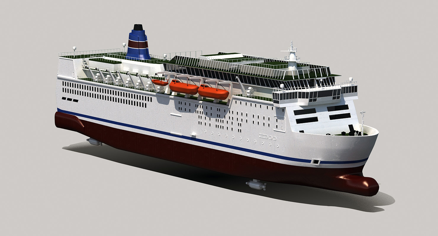3D model car ferry TurboSquid 1230561