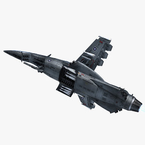 hornet space fighter 3D