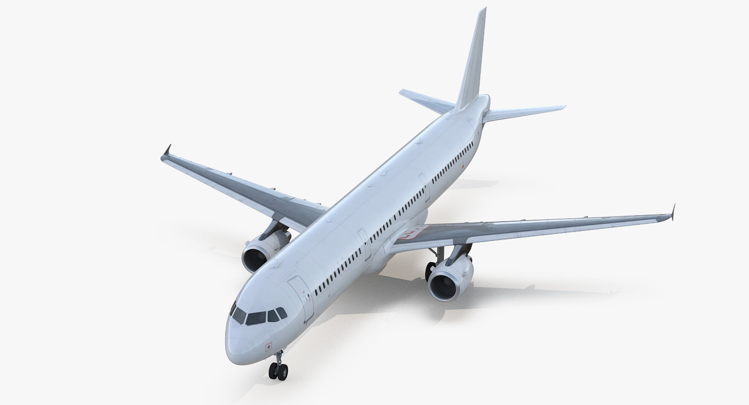 3D airbus a321 generic - TurboSquid 1230757