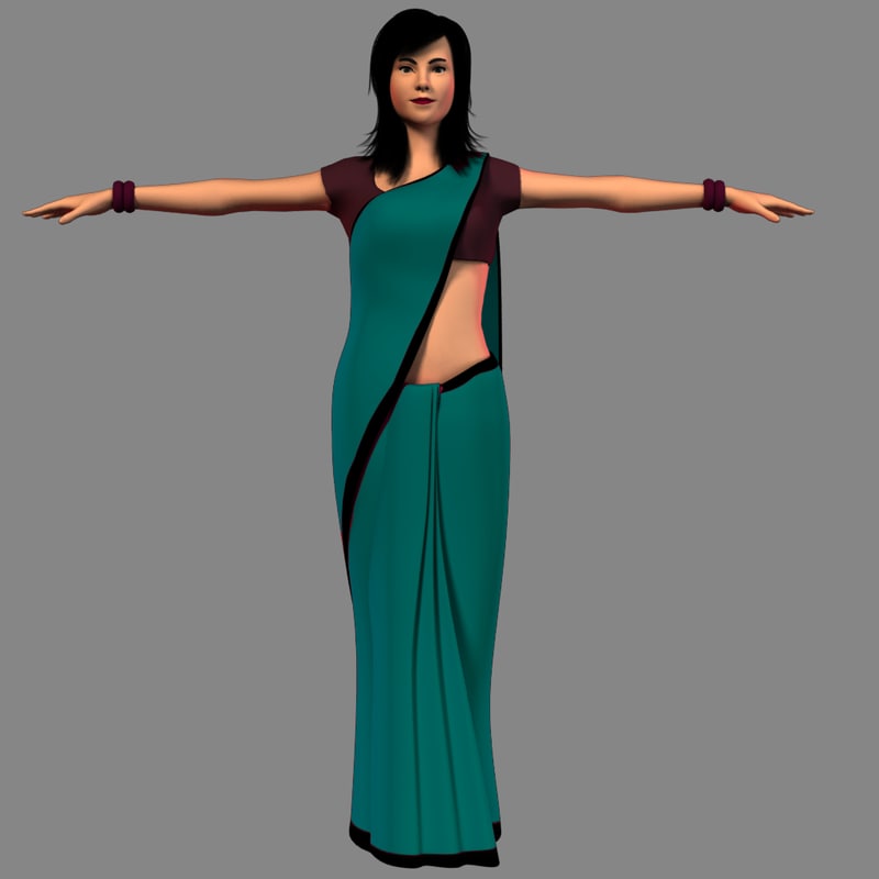 3D indian girl model - TurboSquid 1230837