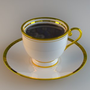 3D coffe cup model