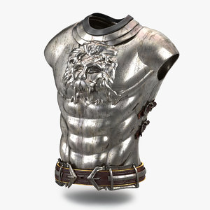medieval boby armor v2 3D model