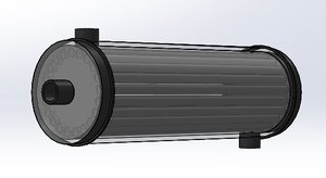 heat exchanger 3D model
