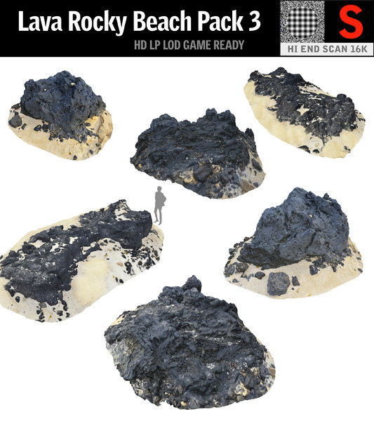 lava rocky beach ultra 3D