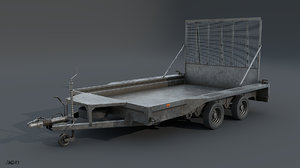 3D trailer model