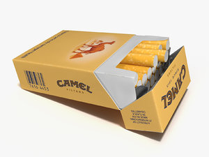 3D cigarettes pack model