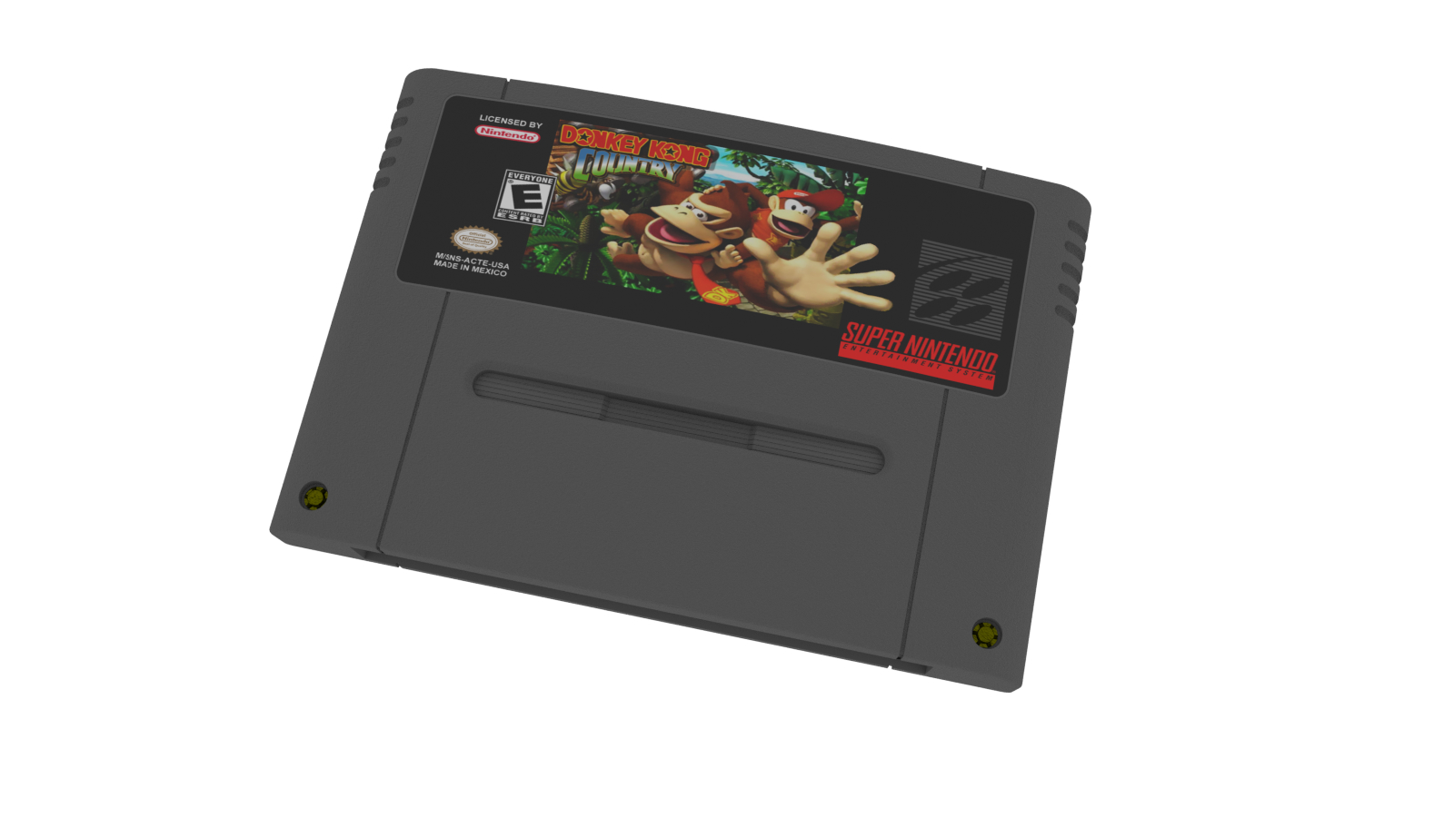 Kaseta z grami SNES Model 3D TurboSquid 1231276