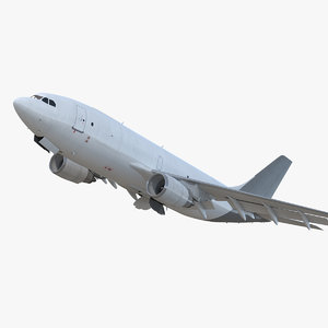 3D cargo aircraft airbus a310-300f model
