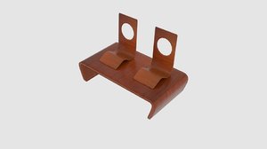 3D chabudai japanese table chair