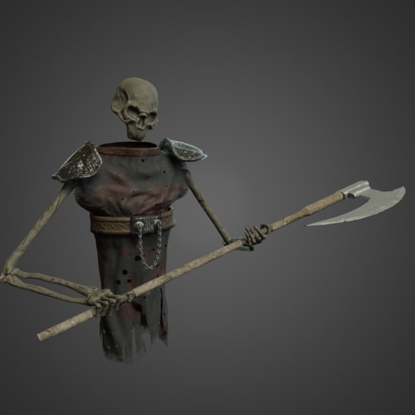 blender石像鬼模型