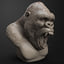 angry gorilla 3D model