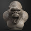 angry gorilla 3D model
