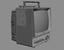 retro tv sony-9 3D model