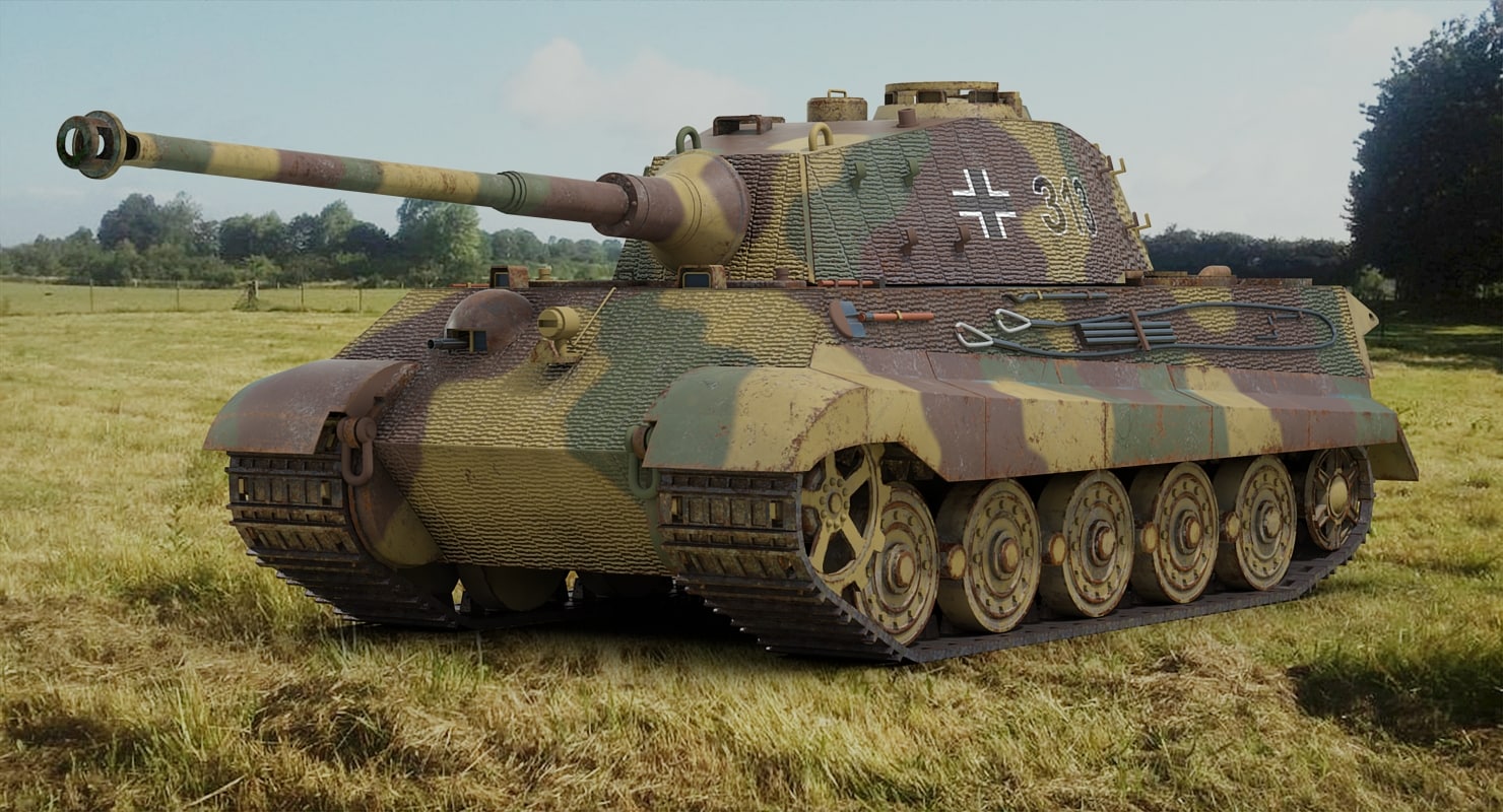 german tiger vs modern tank