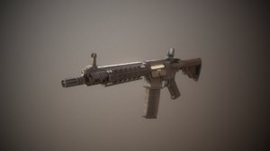 3D ready m4a1 weapon -