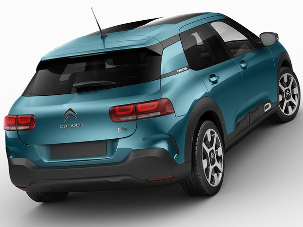 Citroen C4 Cactus 2018 3d Modell Turbosquid 1231690