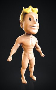 vault boy character 3D model