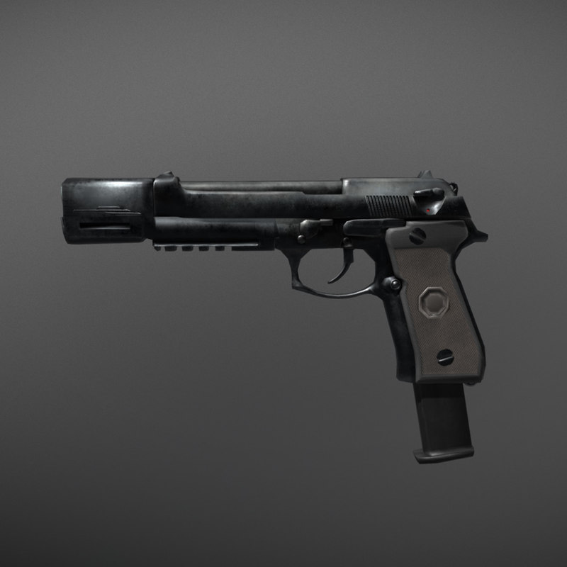 3D beretta m92 - TurboSquid 1231766