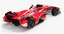 3D dragon racing formula e model