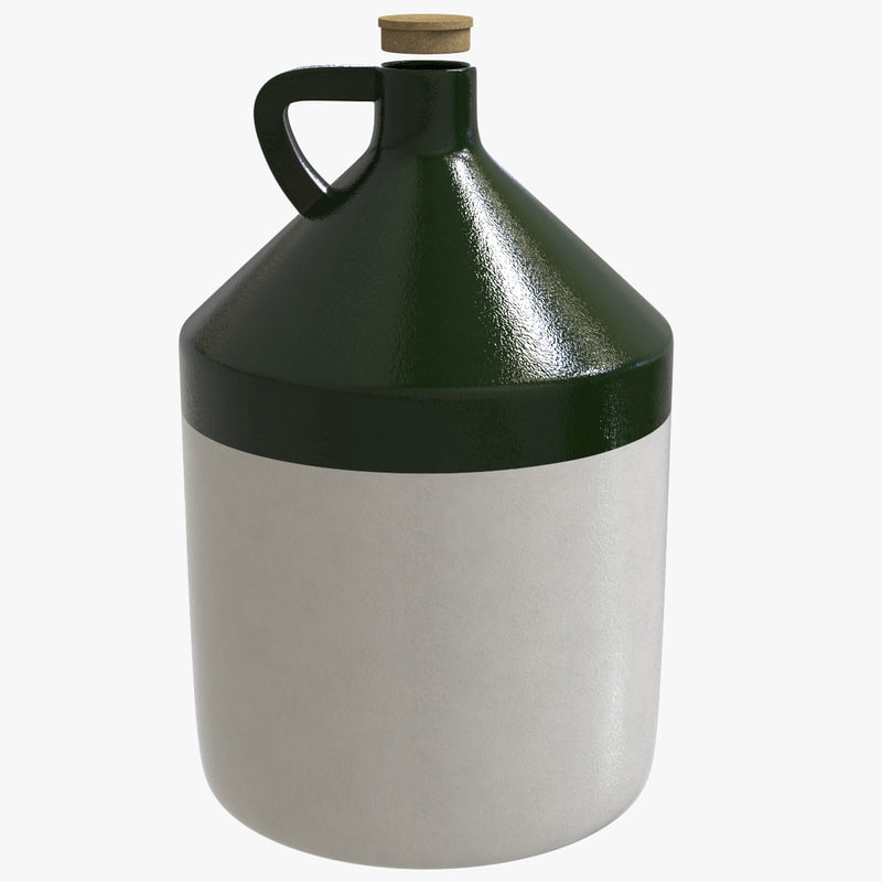 Stoneware Jug Beer Growler Model Turbosquid 1231801