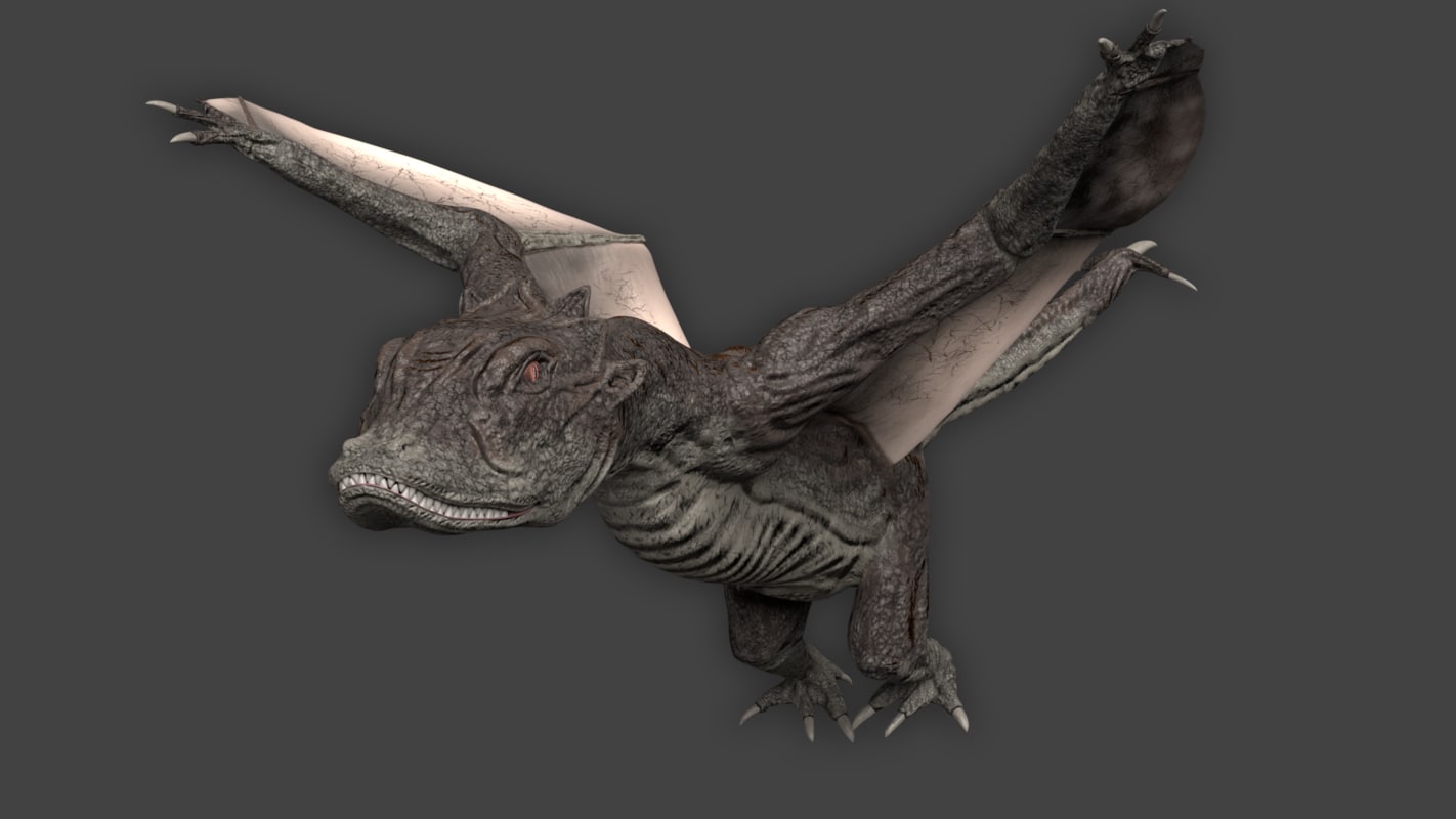 3D model dragon wyvern - TurboSquid 1231862