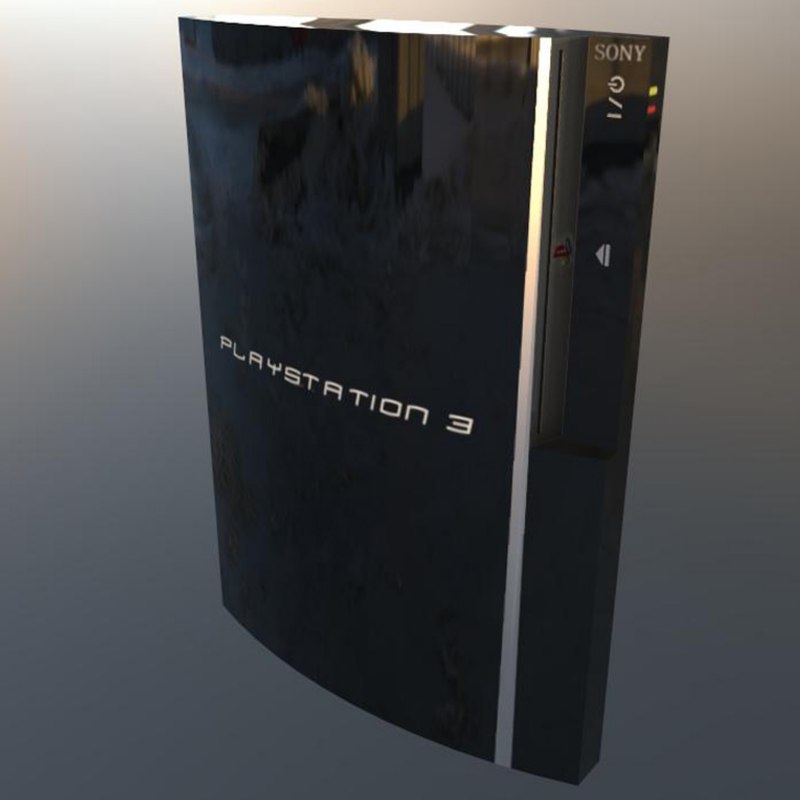 3d Sony Playstation 3 Fat Model Turbosquid