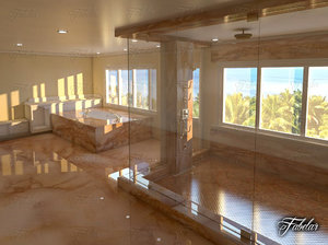 bathroom scene 3D