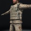3D military soldiers model