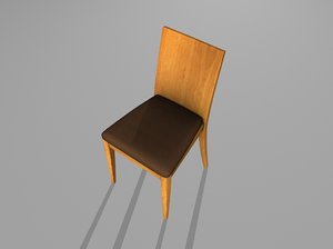 3D wood chair