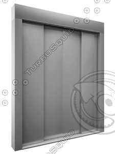 elevator gate 3D model