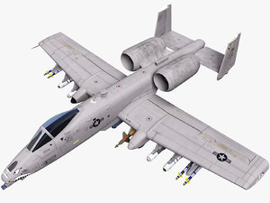 a-10 10 thunderbolt 3D model
