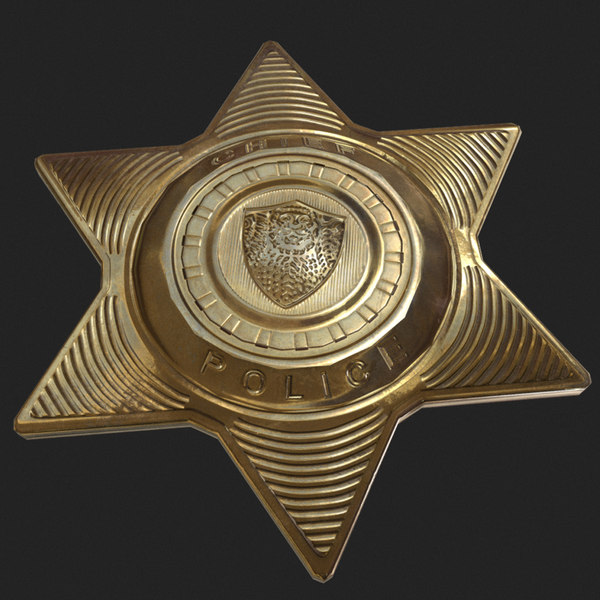 police badge 3D