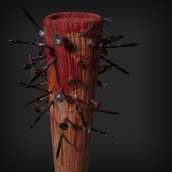 weapon nails bat 3D
