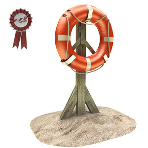 life buoy 3D model