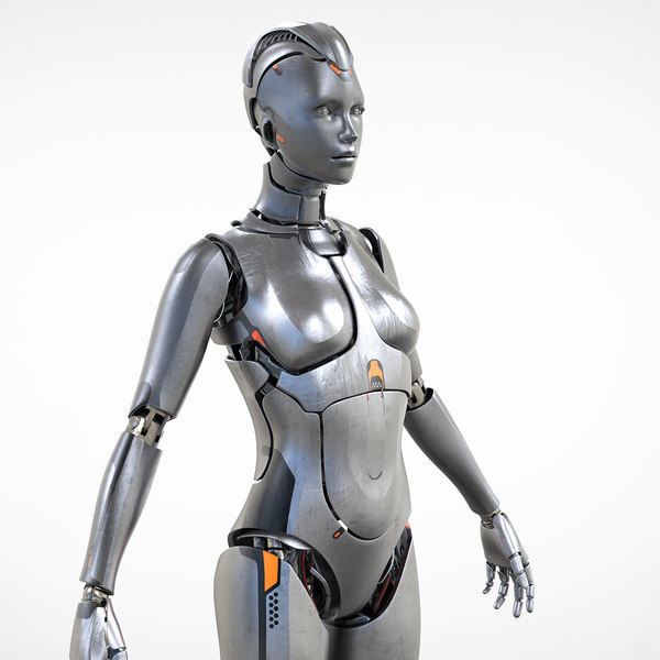 女性サイボーグロボット3dモデル Turbosquid
