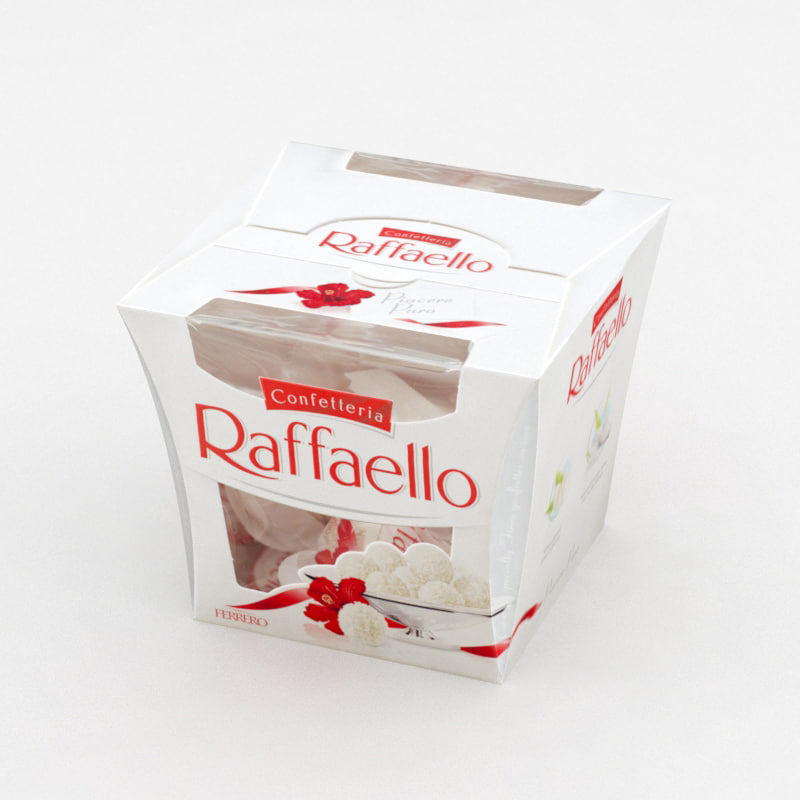 Ferrero raffaello 3D model - TurboSquid 1232230